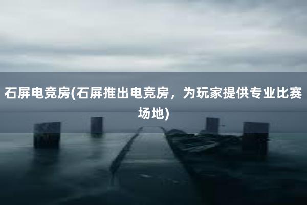 石屏电竞房(石屏推出电竞房，为玩家提供专业比赛场地)