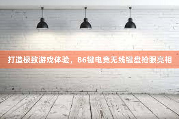 打造极致游戏体验，86键电竞无线键盘抢眼亮相